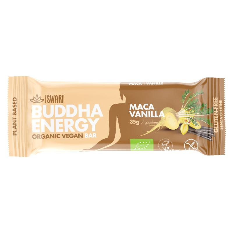 Iswari - Barre énergétique maca & vanille BIO 35g