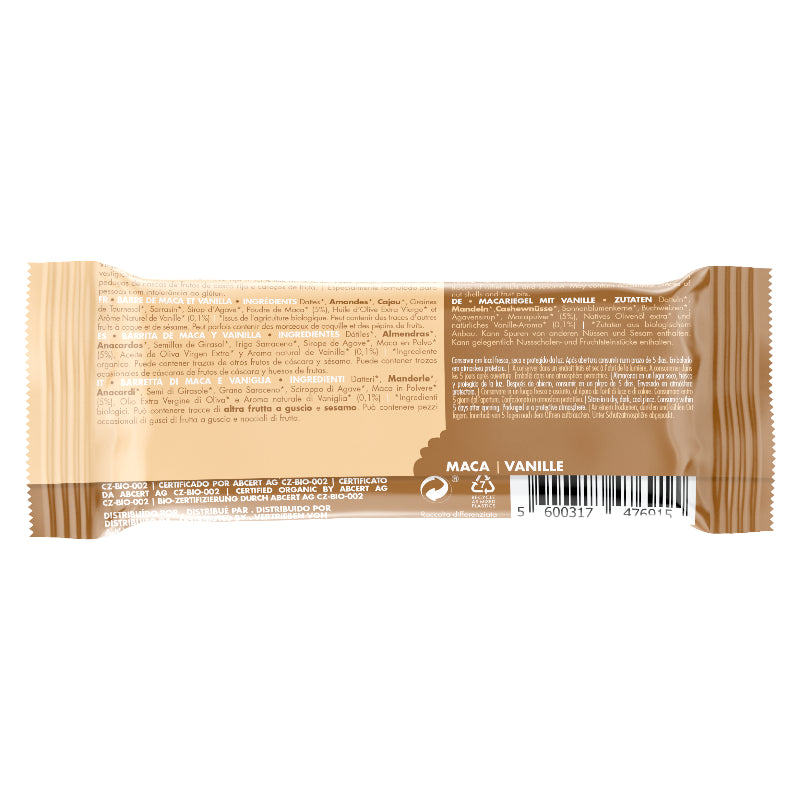 Iswari - Barre énergétique maca & vanille BIO 35g