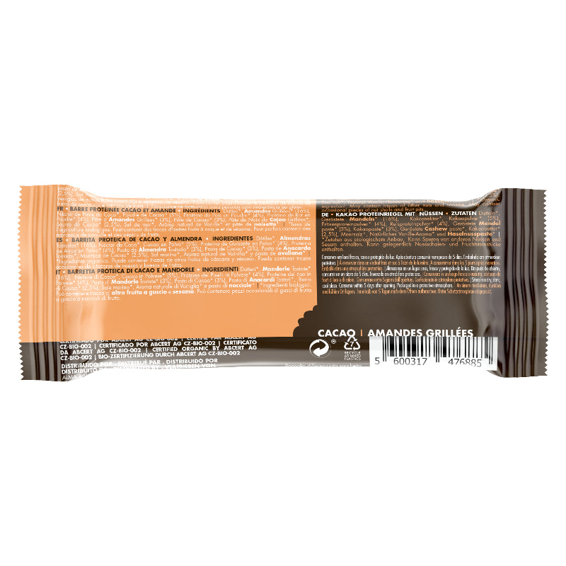 Iswari - Barre protéinée cacao & amandes BIO 47g