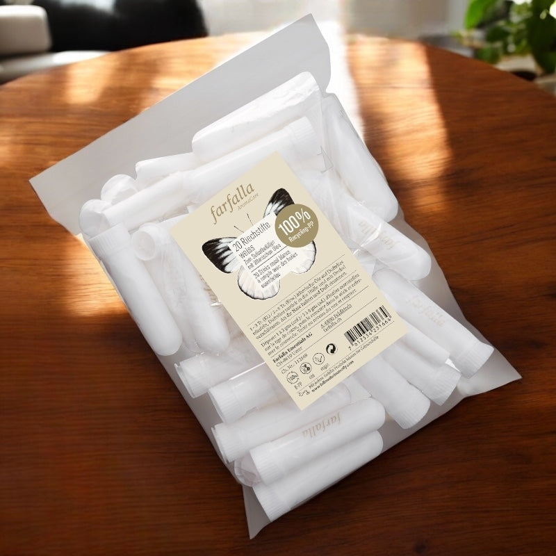 Farfalla - Sticks inhalateurs blancs 20 pièces