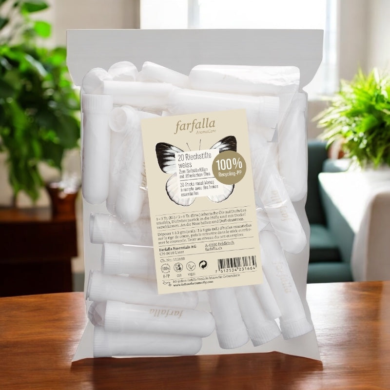 Farfalla - Sticks inhalateurs blancs 20 pièces