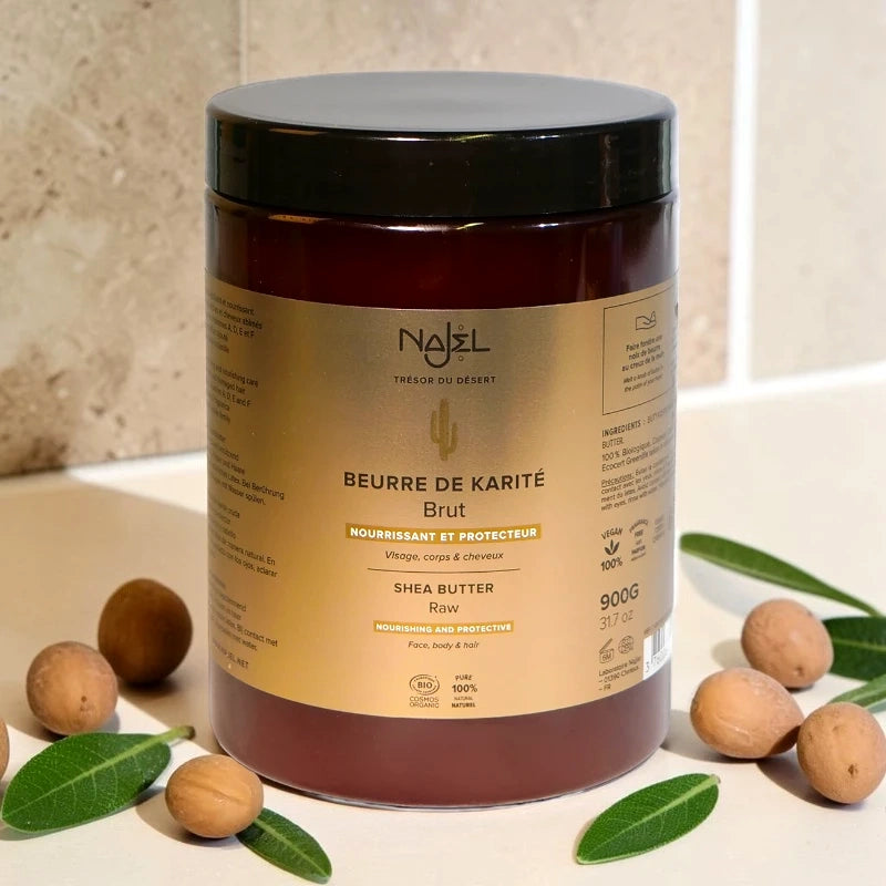 Beurre de karité brut BIO - 1kg - protecteur et nourrissant
