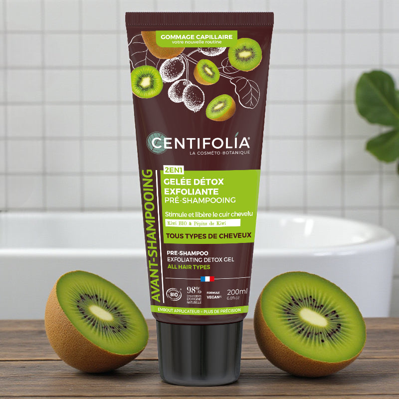 Centifolia - Reinigendes Peeling-Gel vor dem Shampoo Kiwi BIO 200ml