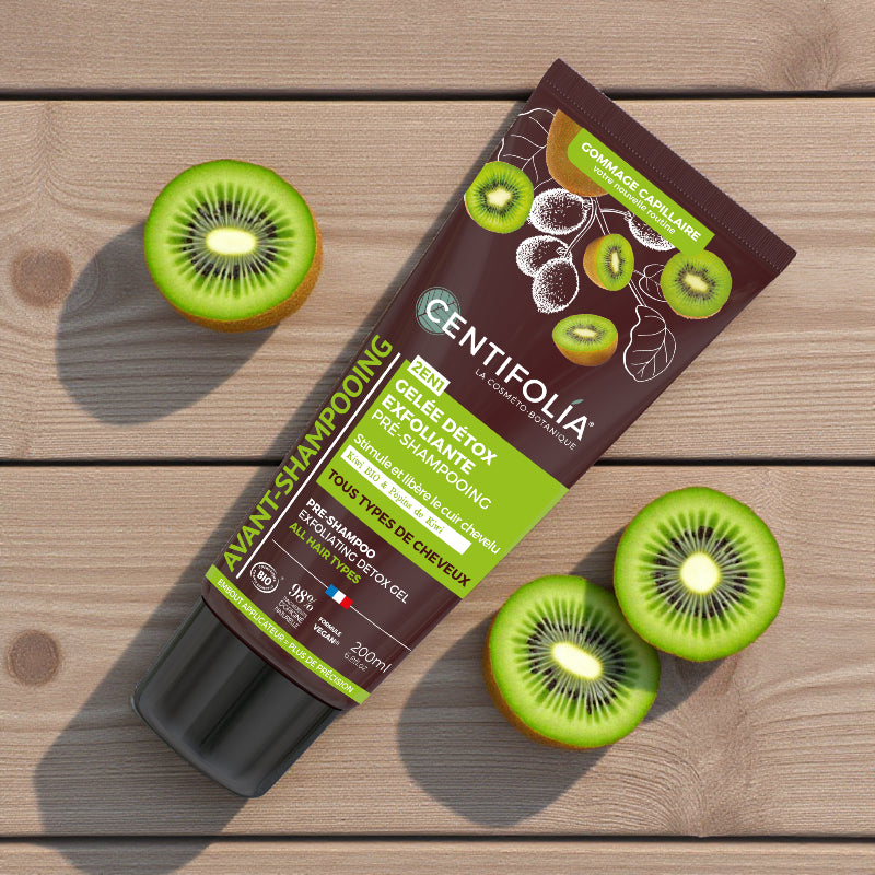 Centifolia - Gelée purifiante exfoliante avant shampooing kiwi BIO 200ml