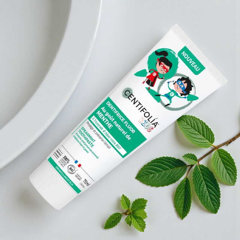 Centifolia - Dentifrice fluor menthe enfants BIO 75ml