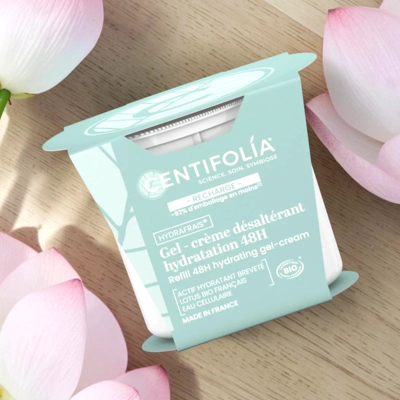 Centifolia - Nachfüllpackung Feuchtigkeits-Gelcreme Lotus & Minze BIO