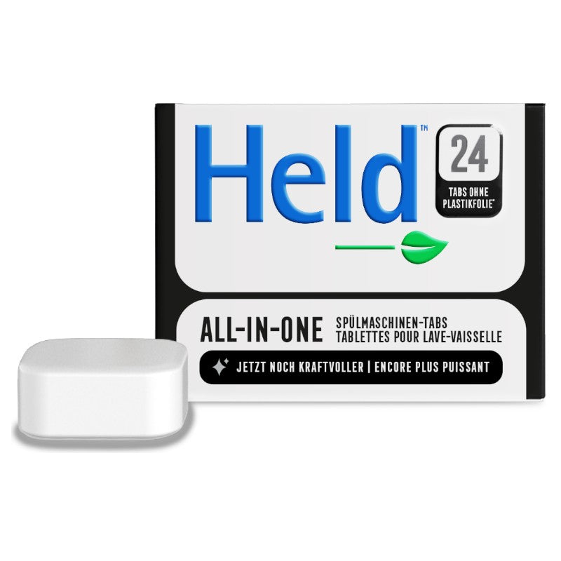 Held - Tablettes lave-vaisselle tout en un écologiques citron 420g