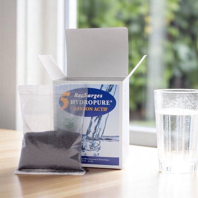 Hydropure - 5 recharges filtrantes au charbon actif