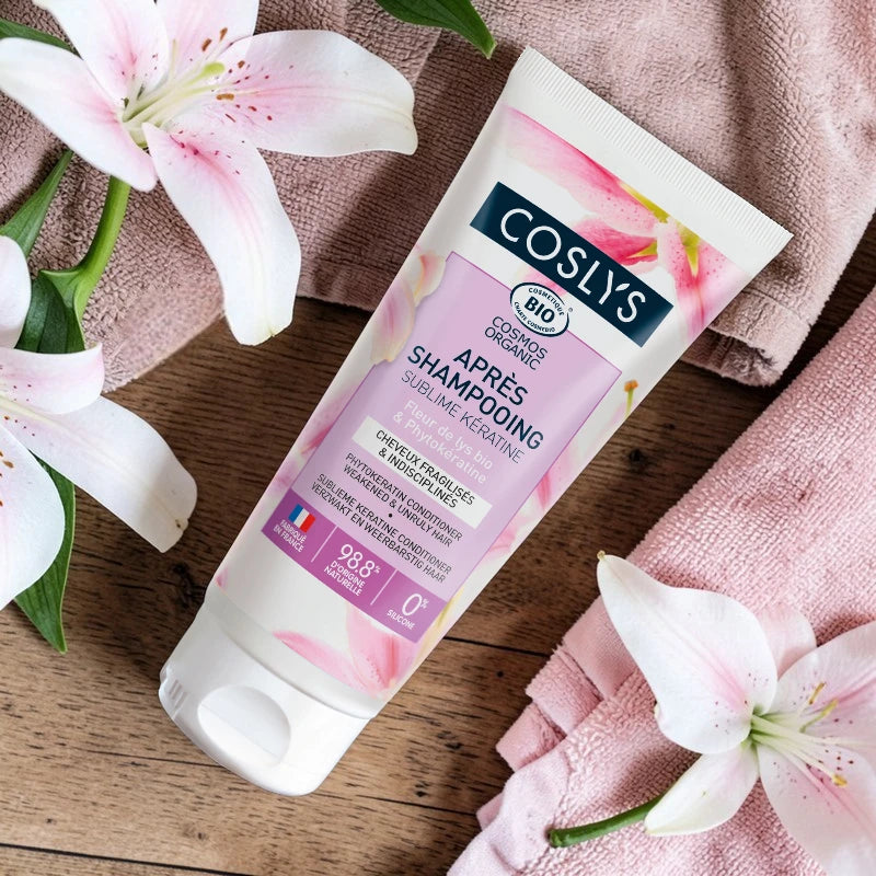 Coslys - Après-shampooing sublime kératine BIO phytokératine & lys 200ml