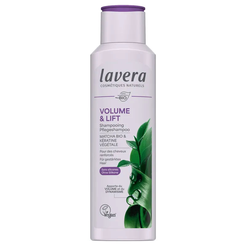 Lavera - Shampooing volume matcha & kératine BIO 250ml