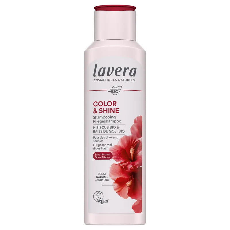 Lavera - Shampooing éclat hibiscus & baies de goji BIO 250ml