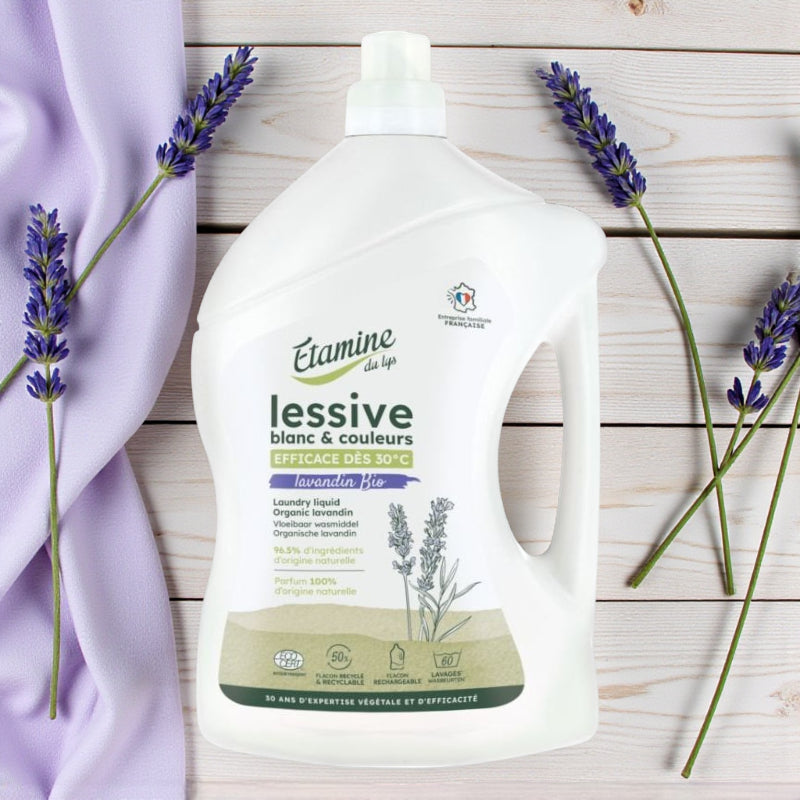 Etamine du Lys - Lessive liquide blanc & couleurs lavandin 3l
