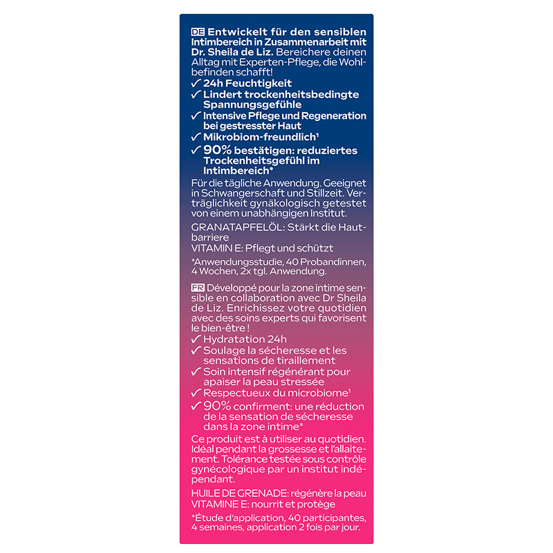 Huile de protection intime veloutée grenade BIO