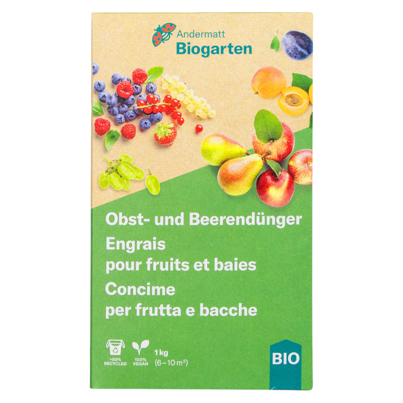 Andermatt Biogarten - Festdünger für Obst und Beeren - 1kg