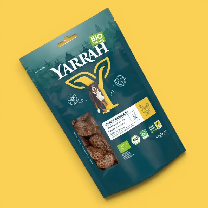 Friandises croquantes au poulet pour chien BIO