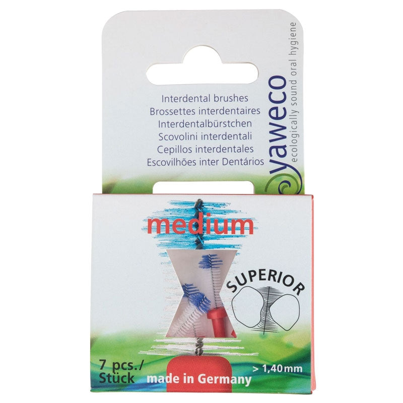 7 Brossettes interdentaires rouges Medium