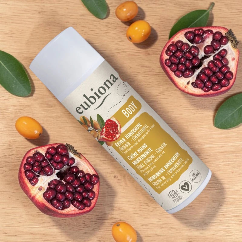 Eubiona - Crème mains nourrissante argan & grenade BIO 50ml