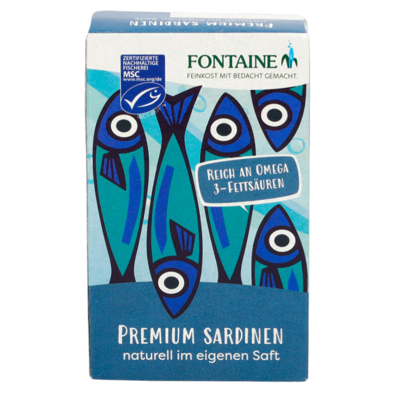 Fontaine - Sardines premium nature 120g