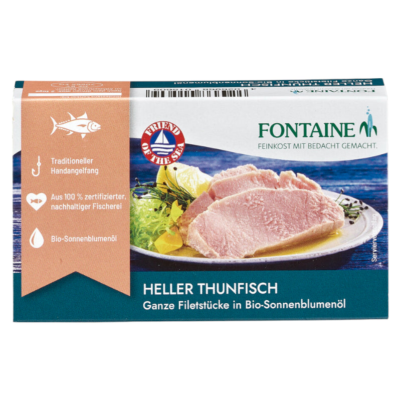 Fontaine - Thon albacore à l'huile de tournesol 120g