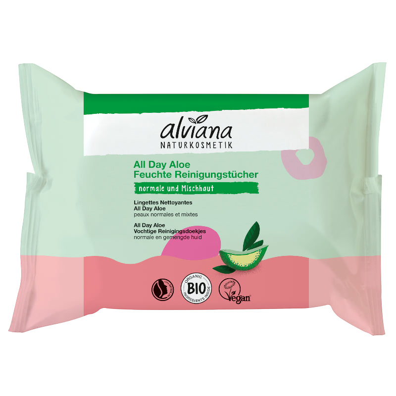 Alviana - Reinigungstücher All Day Aloe Vera 25 pièces