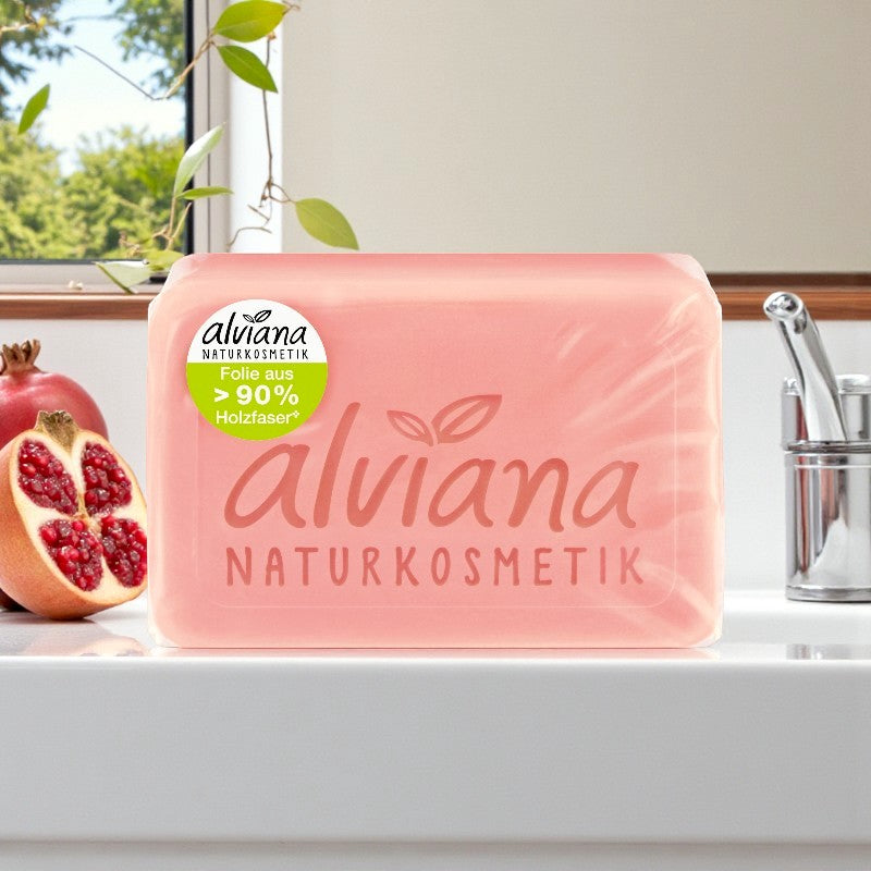 Alviana - Seife mit Pflanzenöl Granatapfel 100g