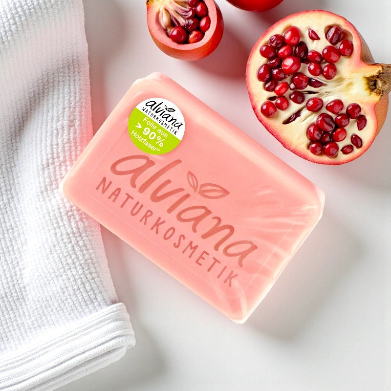 Alviana - Savon à l'huile végétale grenade 100g