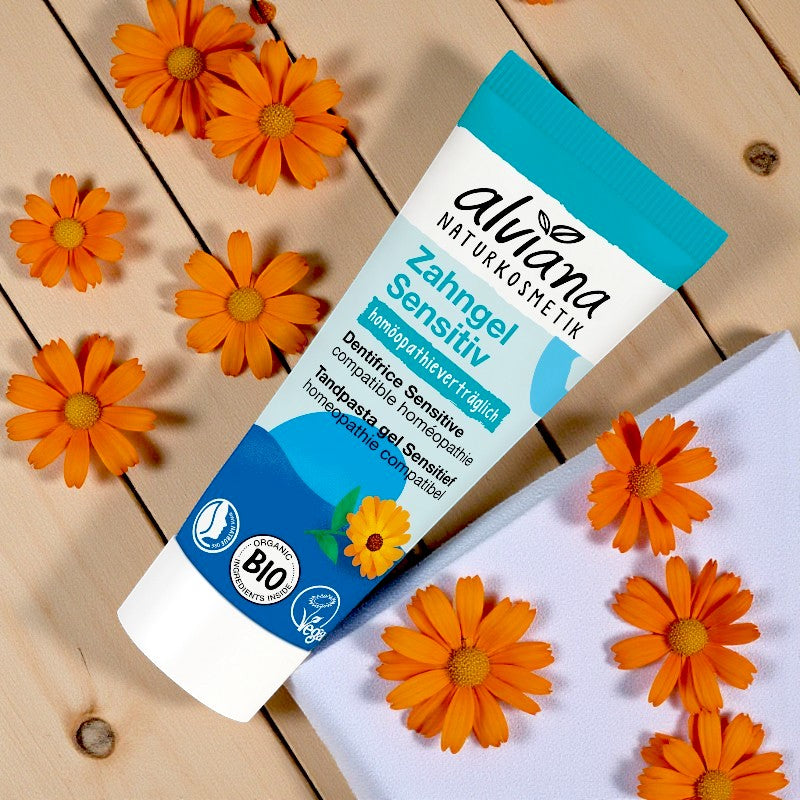 Alviana - Zahnpasta sensitiv Gardenie ohne Fluorid 75ml