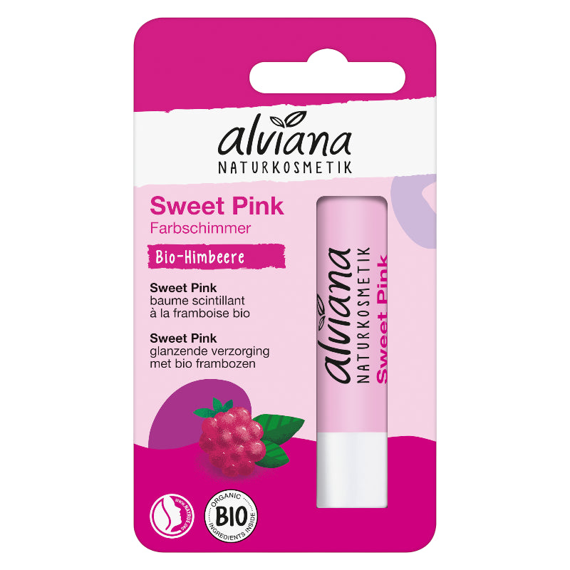 Alviana - Lippenbalsam Sweet Pink Himbeere BIO 4,5g