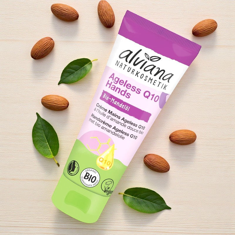 Alviana - Crème mains ageless Q10 amande douce BIO 75ml