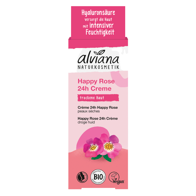 Alviana - Gesichtscreme 24h Happy Rose BIO 50ml