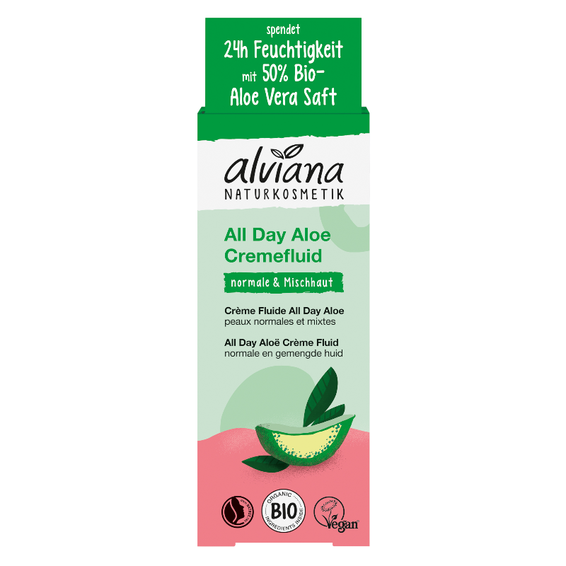 Alviana - Flüssige Gesichtscreme All Day Aloe Vera BIO 50ml