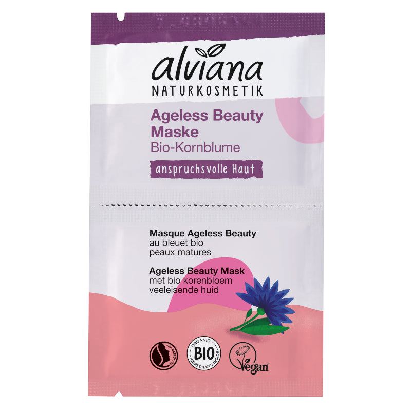 Alviana - Tuchmaske Ageless beauty Kornblume BIO 15ml