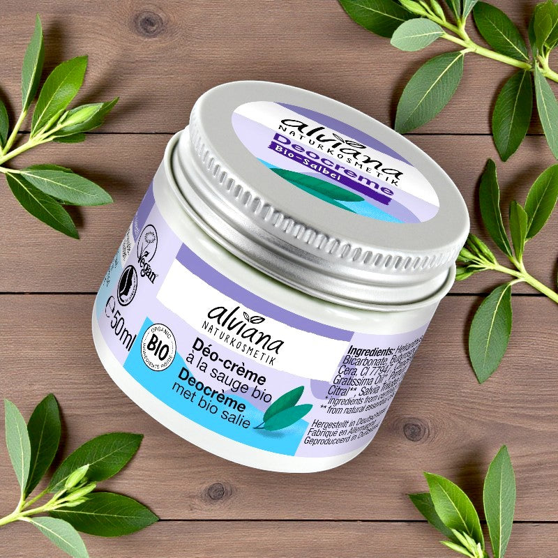 Alviana - Déodorant crème sauge 50ml