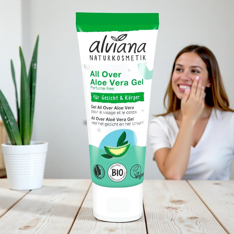 Alviana - Gesichts- & Körpergel All Over Aloe Vera BIO 100ml