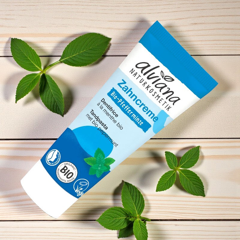 Alviana - Dentifrice à la menthe avec fluor 75ml