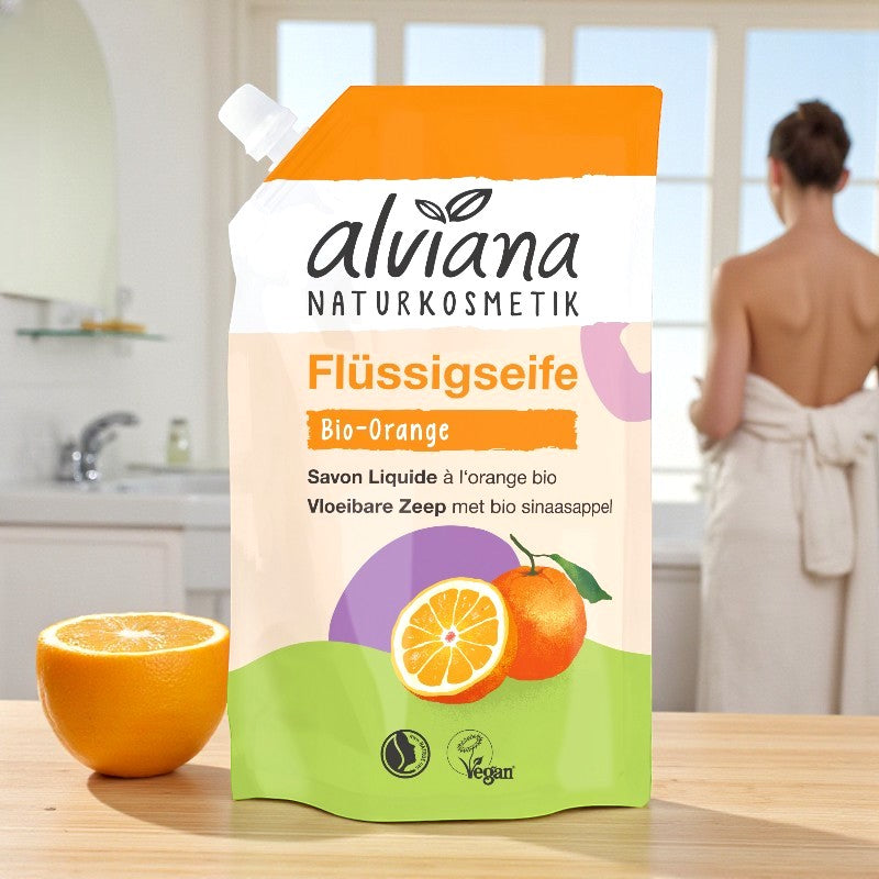 Alviana - Flüssigseife Orange 500ml