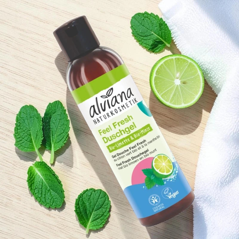 Alviana - Gel douche Feel Fresh citron vert & menthe 250ml