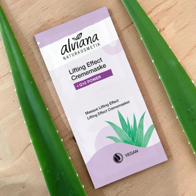 Alviana - Masque crème effet lifting Q10 & aloe vera BIO 15ml