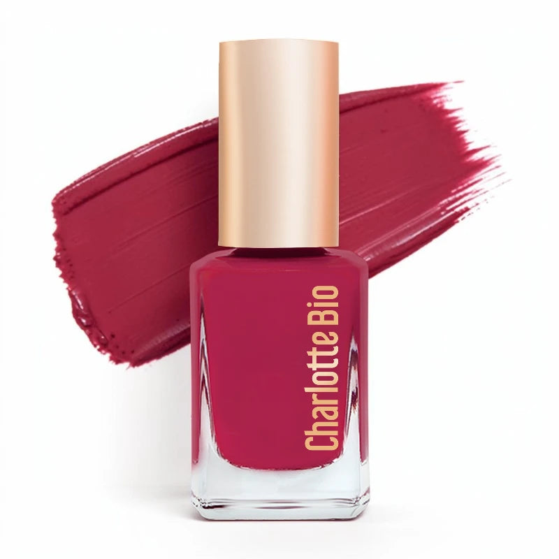 Charlotte Bio - Vernis à ongles framboise 10ml