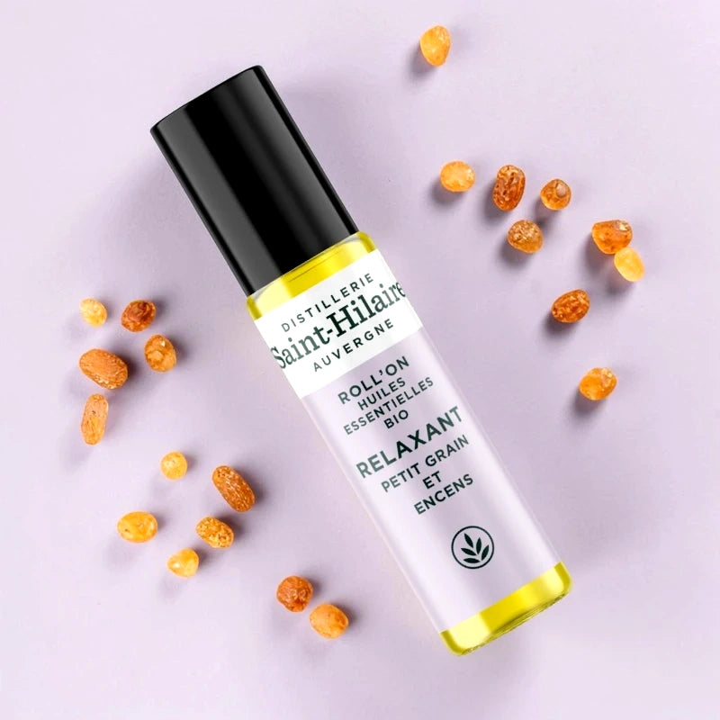 Roll-on relaxant petit grain & encens BIO