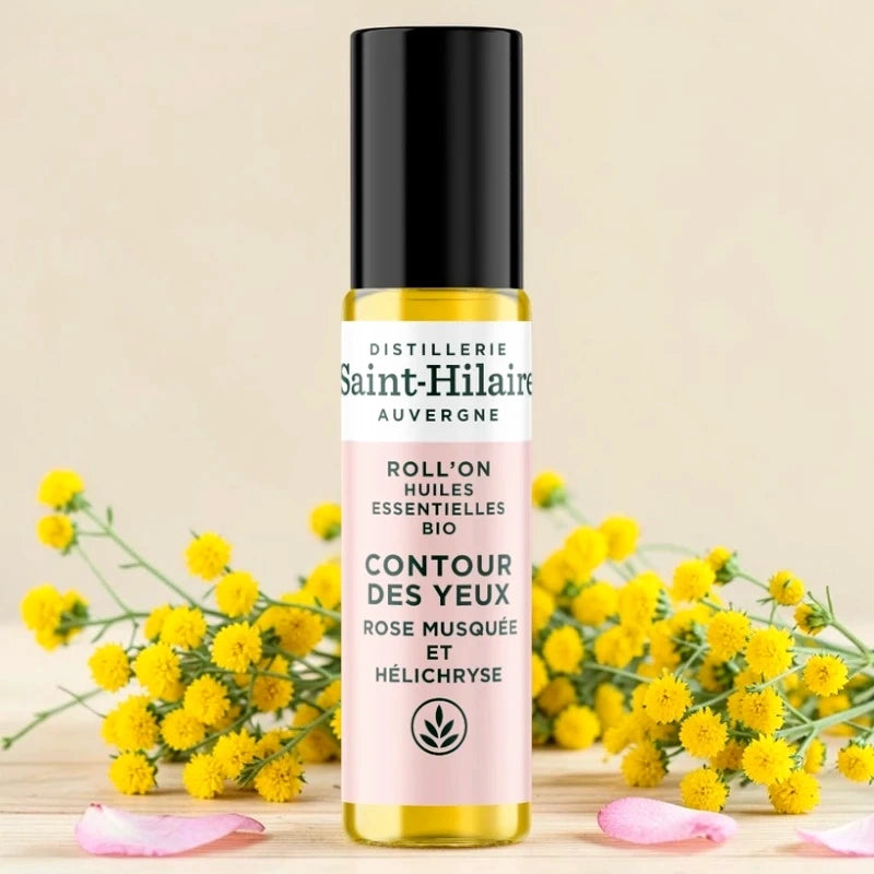 Roll-on contour des yeux rose musquée BIO