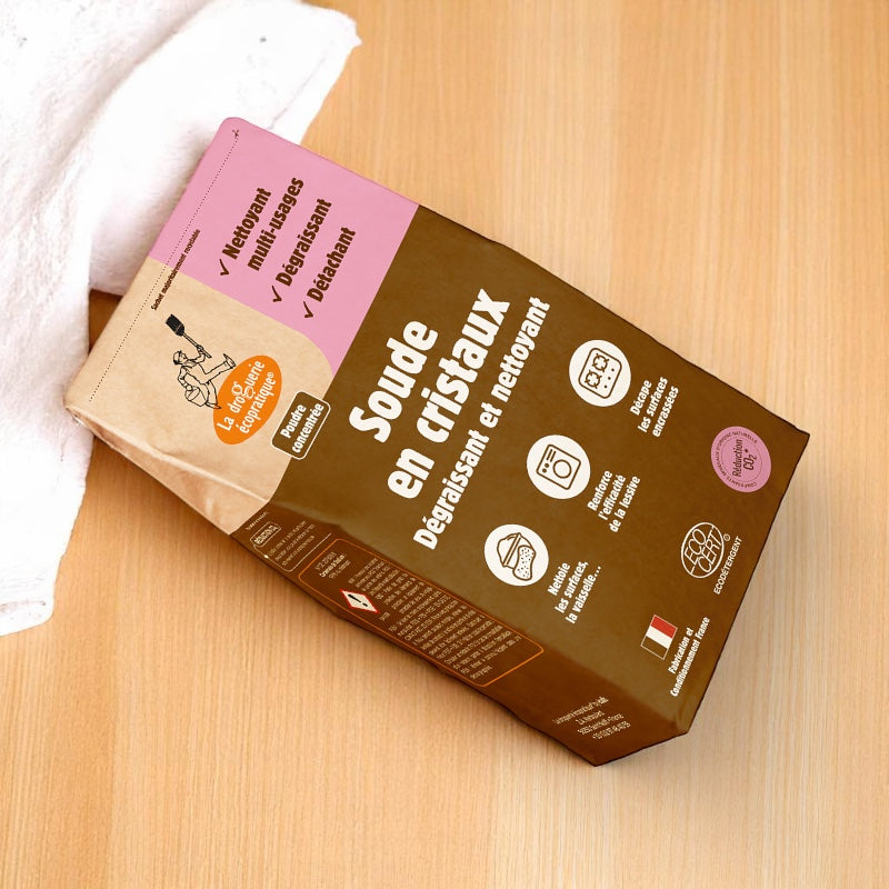La Droguerie Écologique - Soude en cristaux 500g