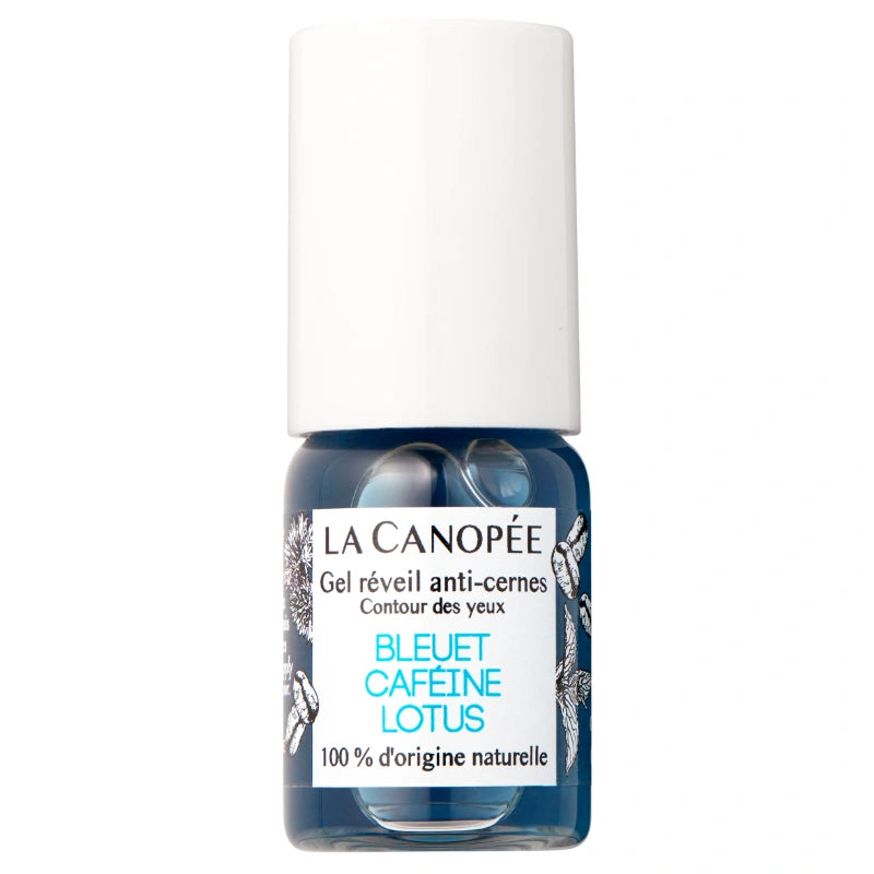 Gel réveil anti-cernes contour des yeux bleuet, caféine & lotus
