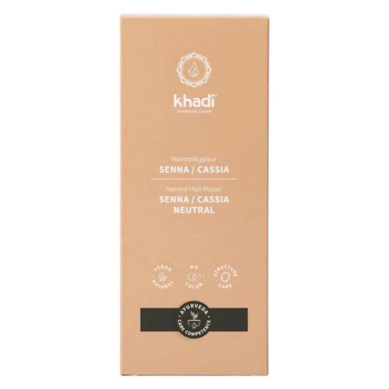 Khadi - Teinture aux plantes BIO senna & cassia 100g (henné neutre)