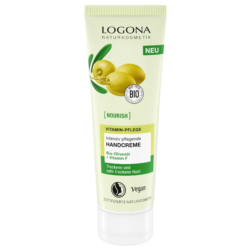 Logona - Intensiv pflegende Handcreme mit Olivenöl und Vitamin F BIO 150ml