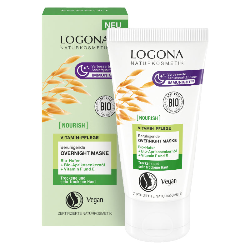 Logona - Masque de nuit apaisant BIO abricot & vitamines 50ml