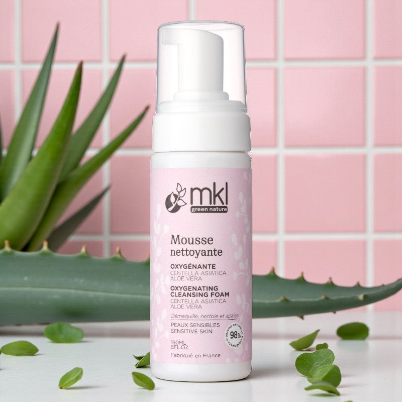 Mousse nettoyante oxygénante