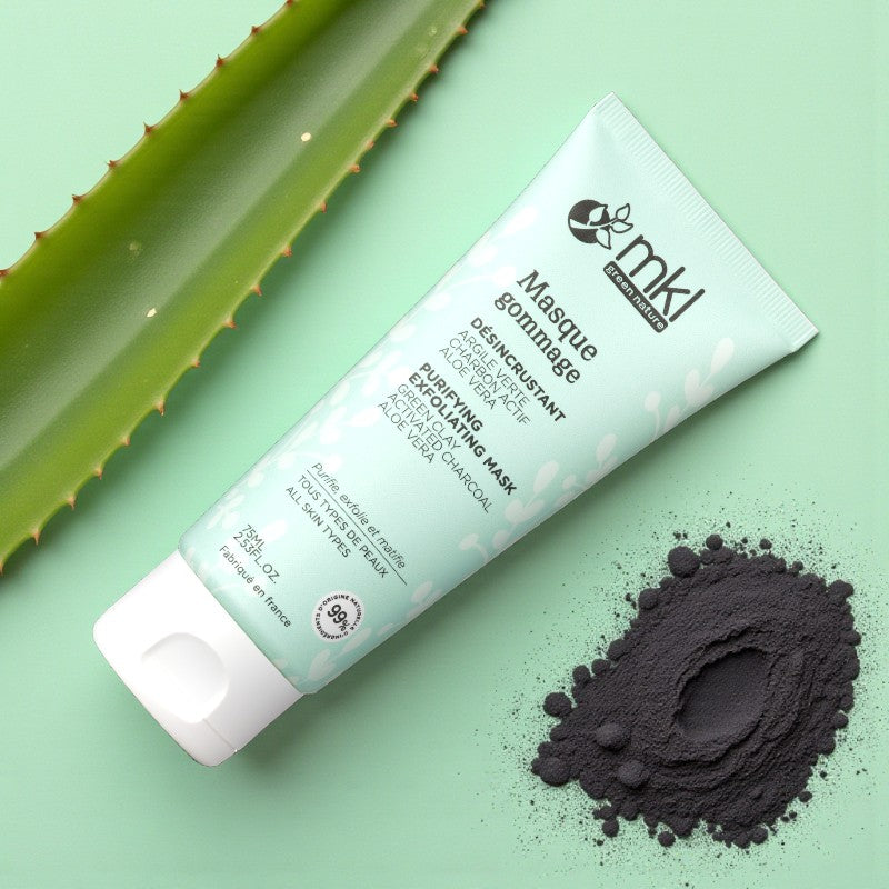 Masque gommage désincrustant argile verte BIO