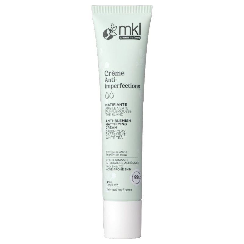 Anti-Unreinheiten-Creme grüner Tonerde BIO