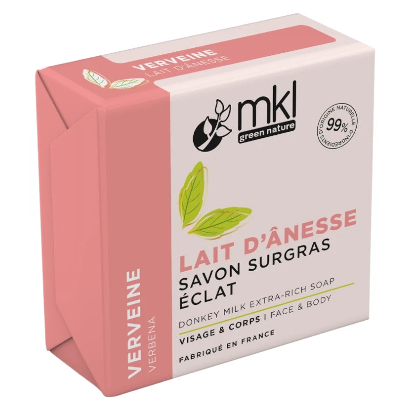 Savon surgras lait d'ânesse verveine